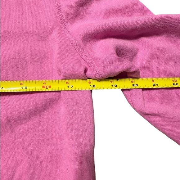 American Eagle Size Small Pink Half Zip Sweatshirt - Picture 3 of 7